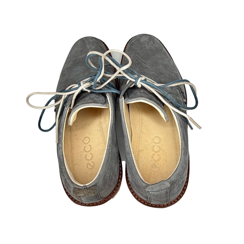 ECCO gray suede lace-up derby shoes men's‎ EU 40 (US ~7–7.5) - Picture 3 of 11